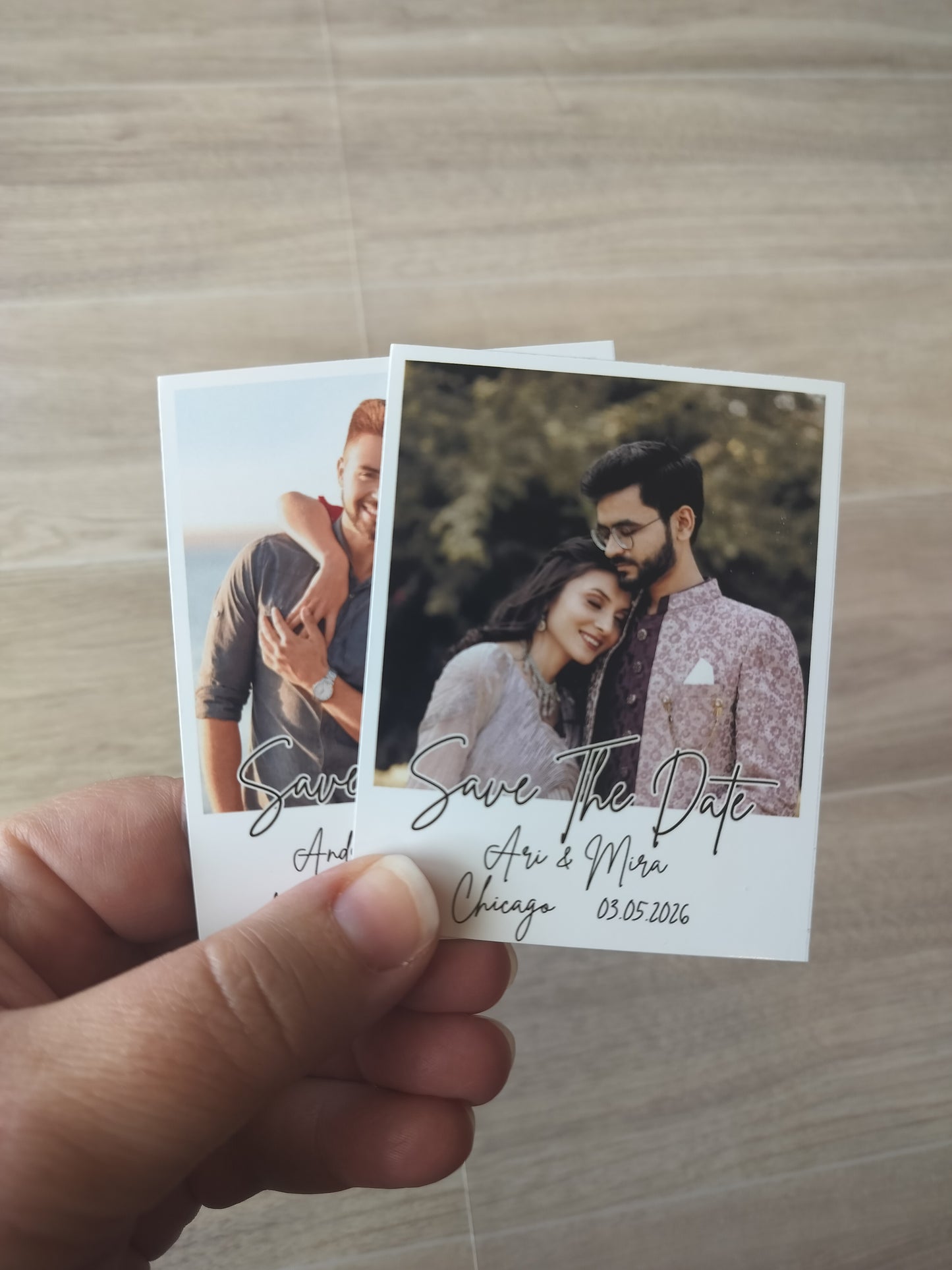 3.125 x 4 inch Retro Style Flexible Photo Magnet 6- Pack