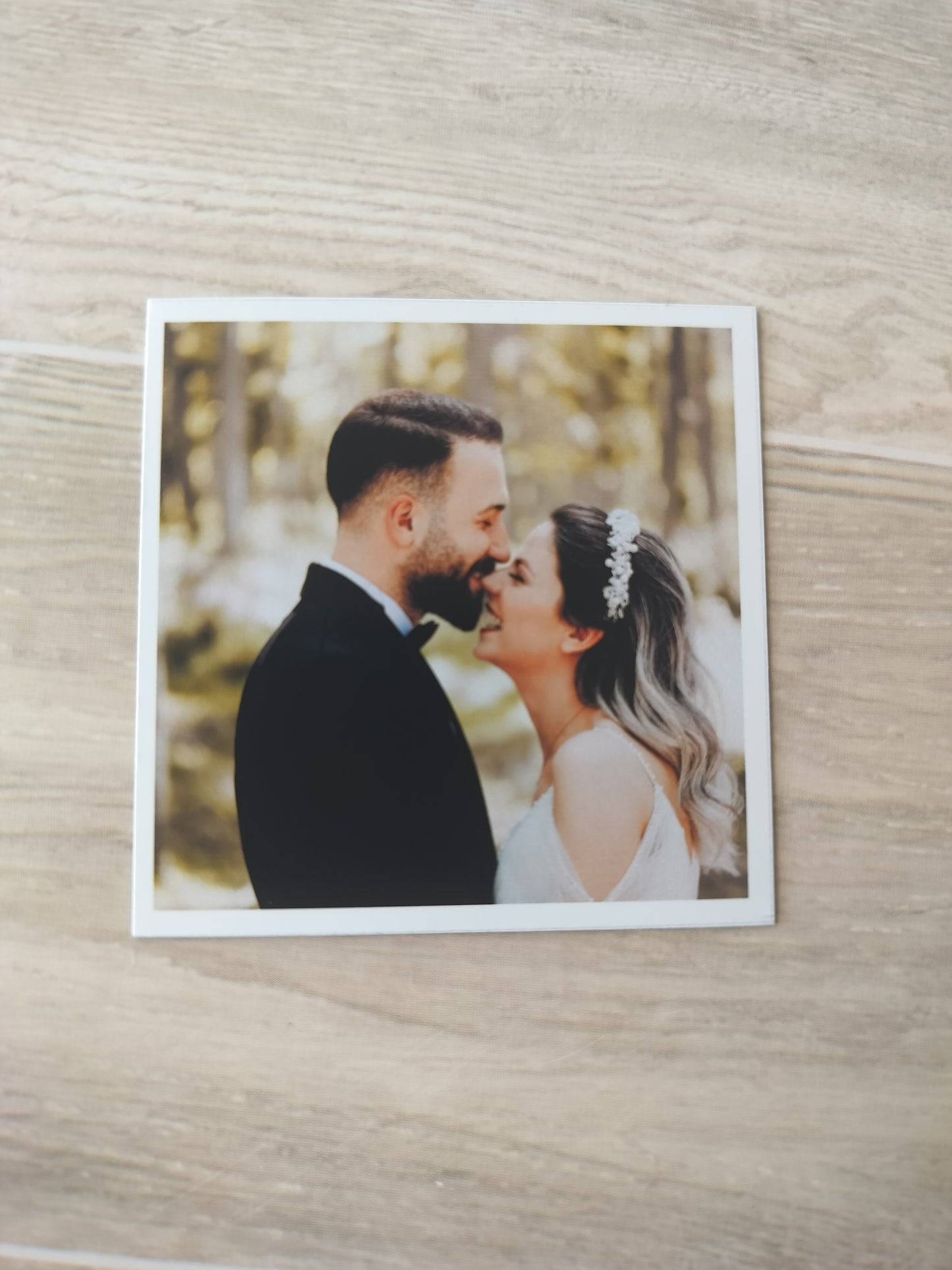 2.5x2.5 inch Photo Magnet. 6-Pack Flexible, glossy vinyl refrigerator magnet