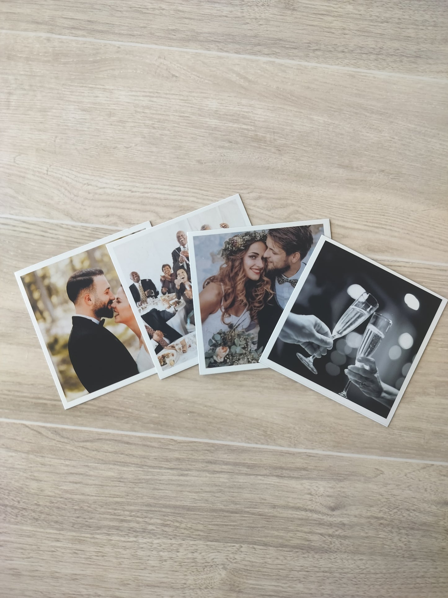 2.5x2.5 inch Photo Magnet. 6-Pack Flexible, glossy vinyl refrigerator magnet