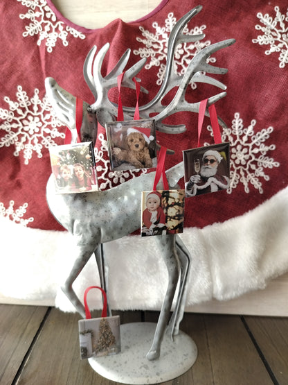 2in x 2in Custom Photo Ornament Set of 6