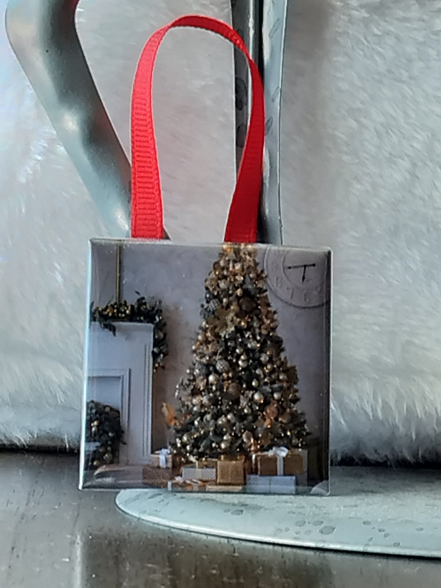 2in x 2in Custom Photo Ornament Set of 6