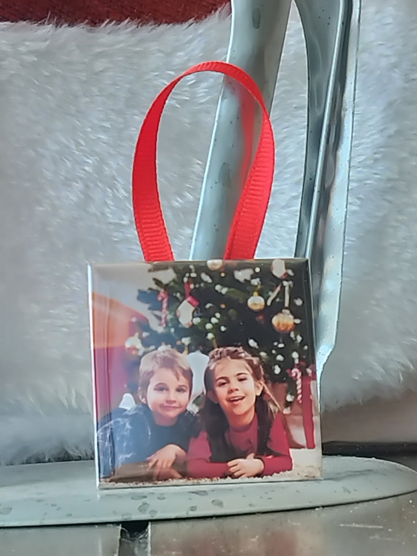 2in x 2in Custom Photo Ornament Set of 6
