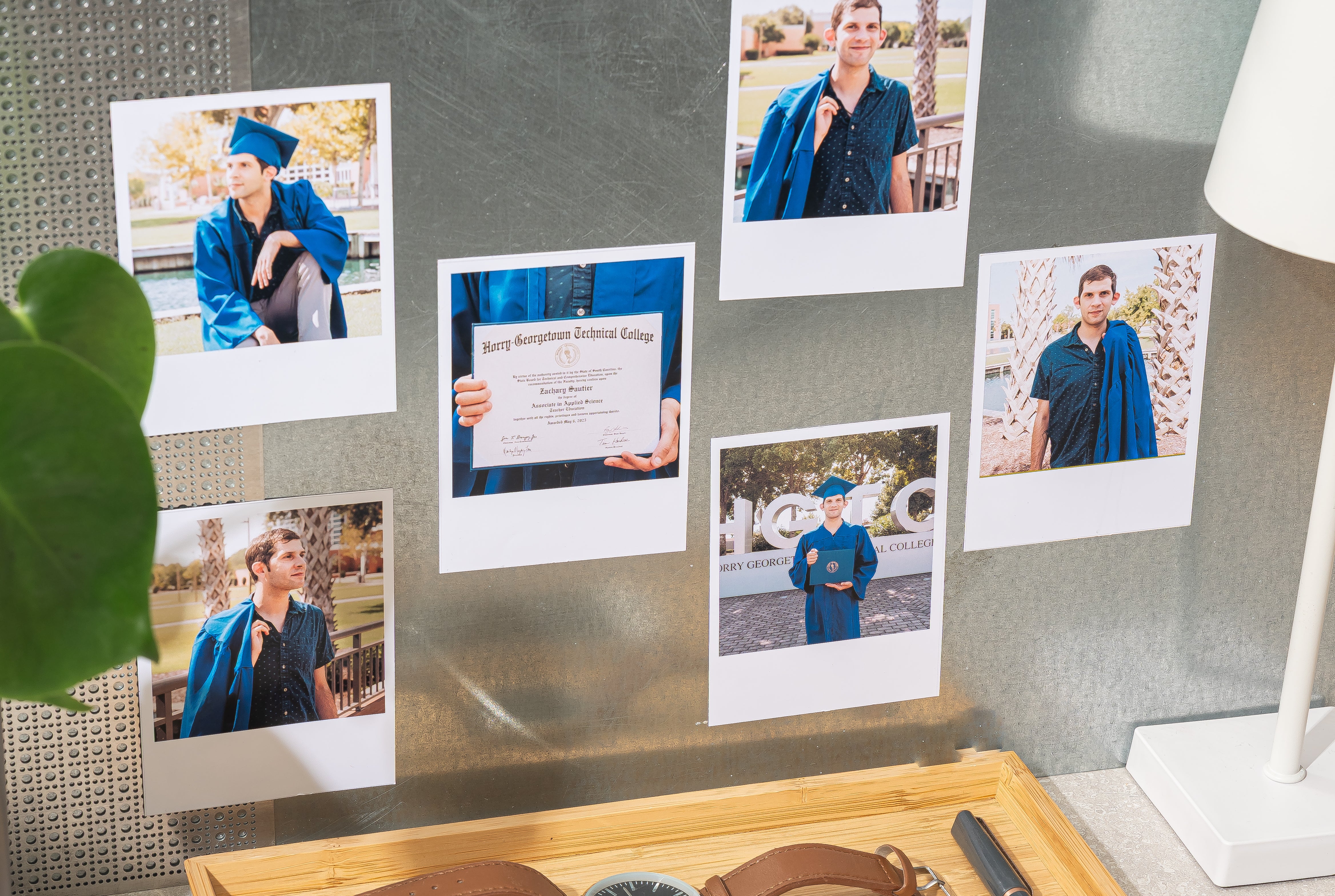 3.125 x 4 inch Retro Style Flexible Photo Magnet 6- Pack