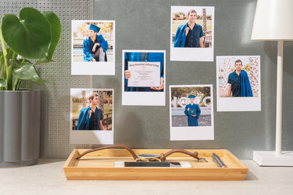 3.125 x 4 inch Retro Style Flexible Photo Magnet 6- Pack